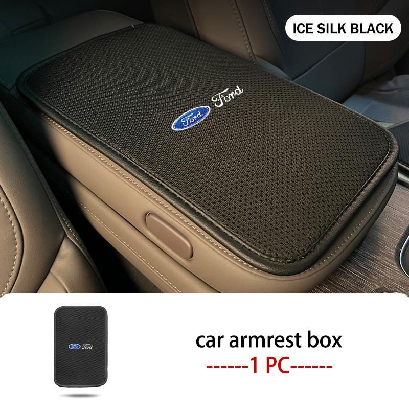 Car Armrest Box Mats Memory Foam Vehicle Arm Rest Pads For Ford Escort KA Flex Everest KA Expedition Falcon Fusion