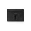Saint Laurent Cassandra Monogram Crocodile Embossed Card Wallet 485631 C9h0u