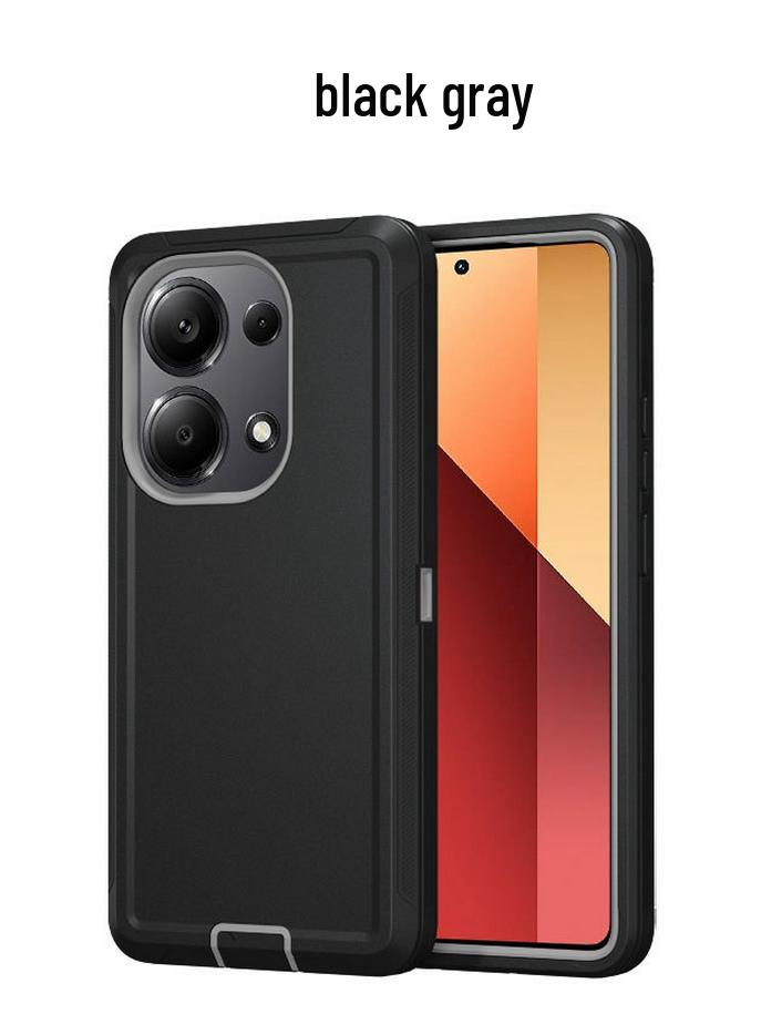 Защитный чехол для телефона Redmi Note 13 Pro и POCO M6 Pro с защитой от падений и полным покрытием
