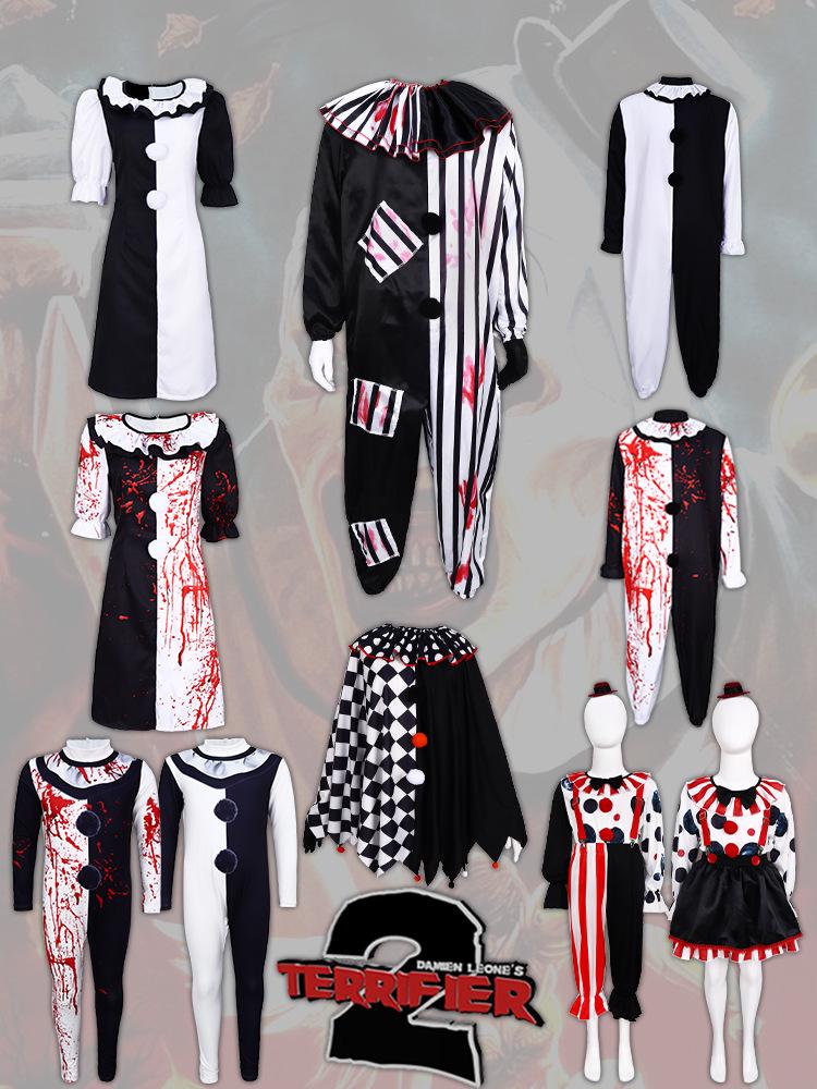 Halloween Horror Clown Costume for Cosplay & Stage Performance