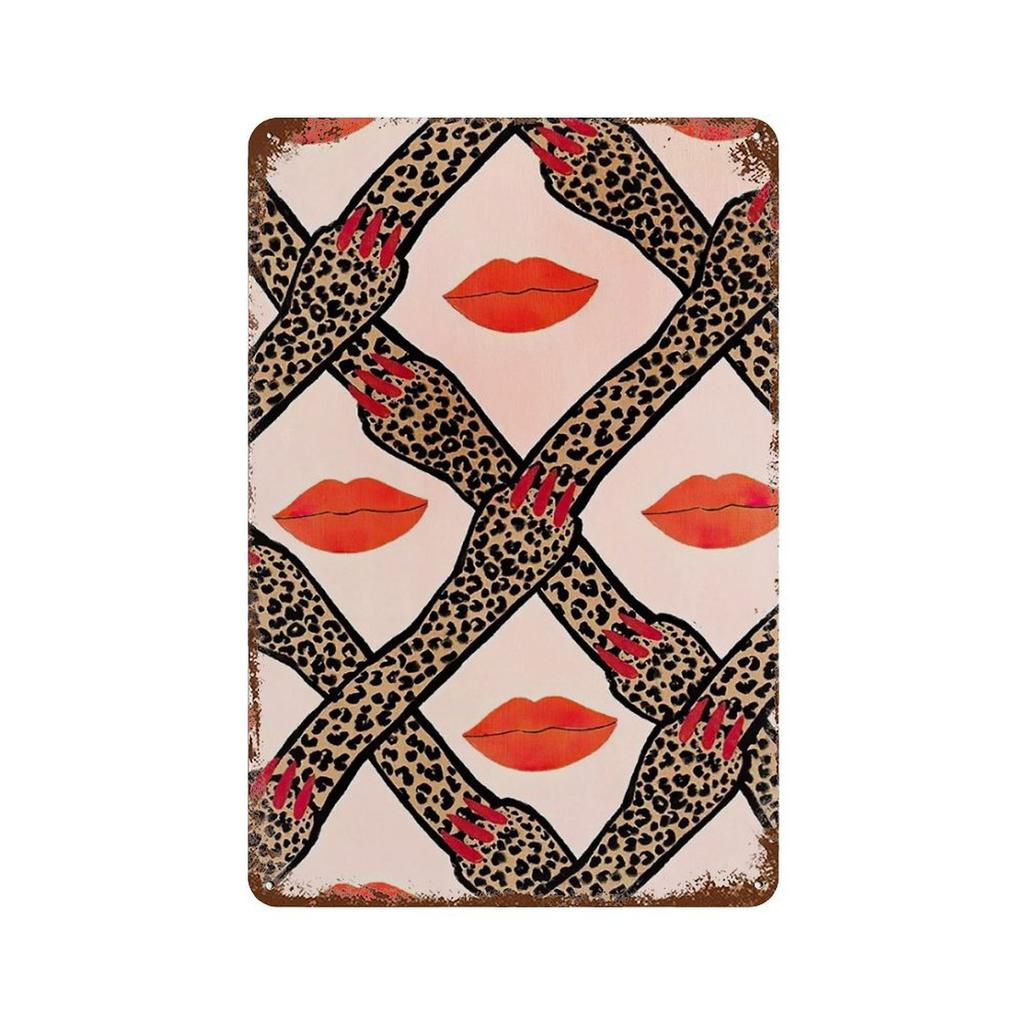 Винтажные металлические плакаты знаки абстрактный Древний Египет змея леопард плакаты красочное животное настенное искусство декор для гостиной домашнего бара