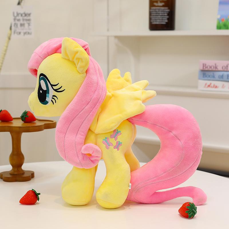304050 см Кавайная Плюшевая Фигурка Действия My Little Pony Эплджек Твайлайт Спаркл Рэрити Рэйнбоу Дэш Флаттершай Мягкая Игрушка Подарок