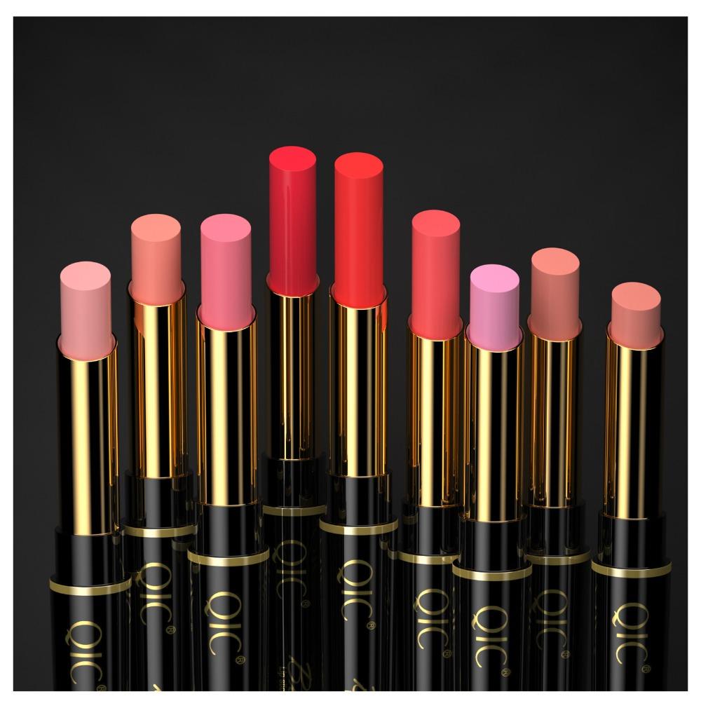 Двусторонняя губная помада QIC, водостойкая, стойкая, цветная помада «два в одном», тонкая помада для губ, подводка для губ