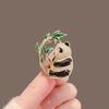 Giant Panda Brooch, High-End Female Corsage, High-End Design Sense, Niche Clothes, Suits, Pins And Accessories