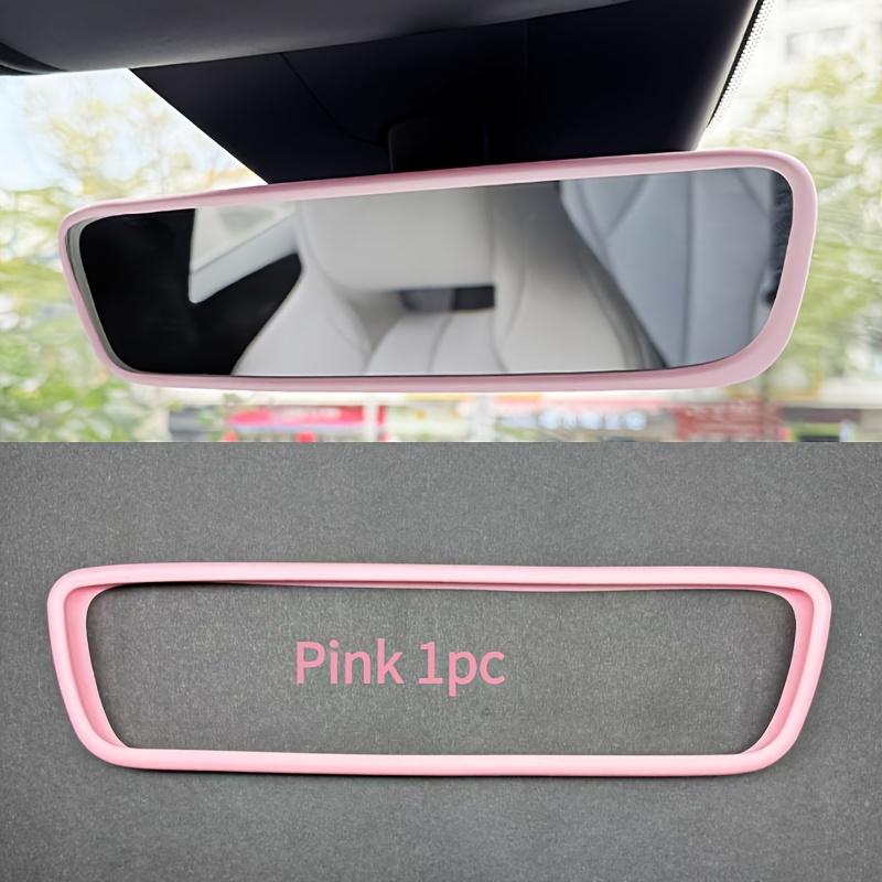 Car Decoration with Interior Rearview Mirror Protective Cover, Multi-color Silicone Anti-collision, Universal Type