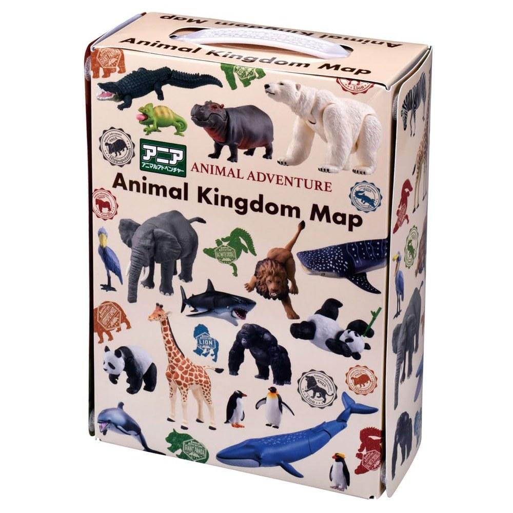 Takara Tomy Ania Sound-filled Animal Kingdom Map Toy for Ages 3 and Up