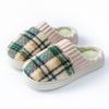 Cotton Slippers for Women, Autumn and Winter Couple's Thick-soled Indoor Household Warm Anti-slip Fluffy Cotton Shoes for Men