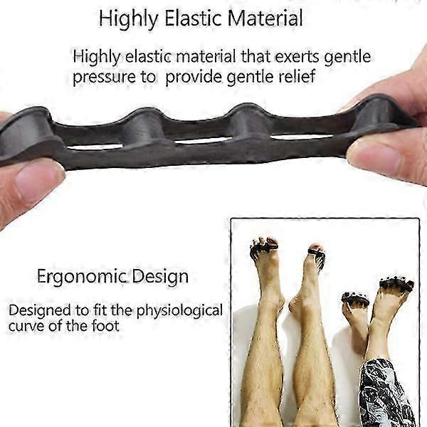 Toe spreader silicone, toe separator, correction for all toes