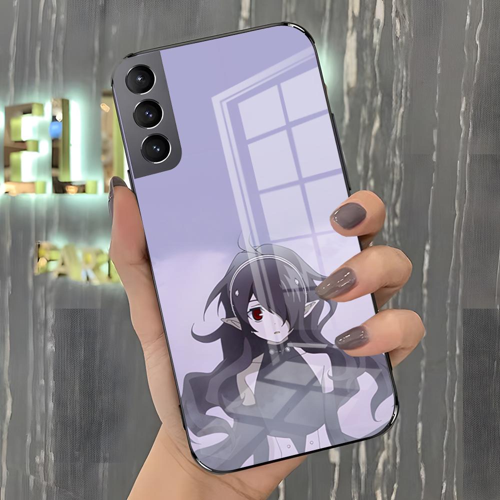 Чехол для телефона Аниме Серафим Конца Для Samsung A25 A13 A33 5G A54 A36 A35 A56 A52 A14 Ударопрочный Стеклянный Чехол