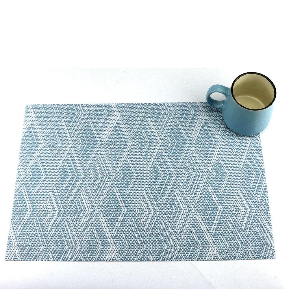 6Pcs/Set Pvc Placemat Dining Table Mats Set Table Bowl Pad Napkin Dining Table Tray Mat Coasters Kids Table Set