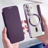 Samsung Galaxy S24 Flip Case, RFID Wallet MagSafe with Camera Protection, Purple