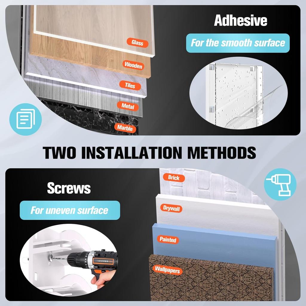 Органайзер для шляп для бейсболок, настенная вешалка для шляп с прочным клеем, держатель для шляп, дисплей для двери, шкафа, органайзер для кепок, хранение