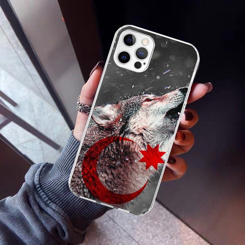Turkey Turkish Flag Phone Case For iPhone 17 Air 11 13 Mini 14 15 Plus 16 12 Pro Max 16E SE 7 8 Pattern Soft TPU Back Cover 17