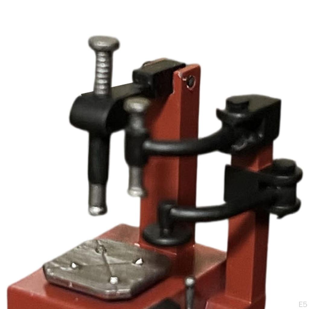 1/64 Модель шиномонтажного станка Симуляция Подвижные Декоративные Мини-транспортные средства Игрушки для Автомастерской Парковка