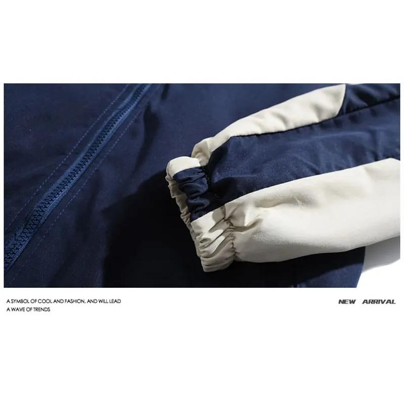 Осеннее пальто в стиле хип-хоп, тонкий унисекс, уличный модный тренч, спортивная бейсбольная куртка, крутая молния, осеннее свободное пальто