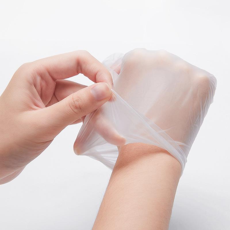 Transparent PVC Disposable Gloves: Oil & Stain-Proof for Kitchen, Beauty, Hairdressing, and Dishwashing