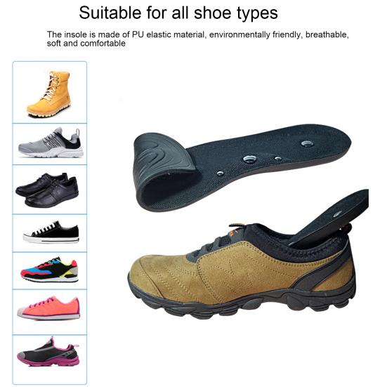 1 пара магнитных стелек, гелевые акупрессурные вставки для стоп с магнитами, ортопедическая арка