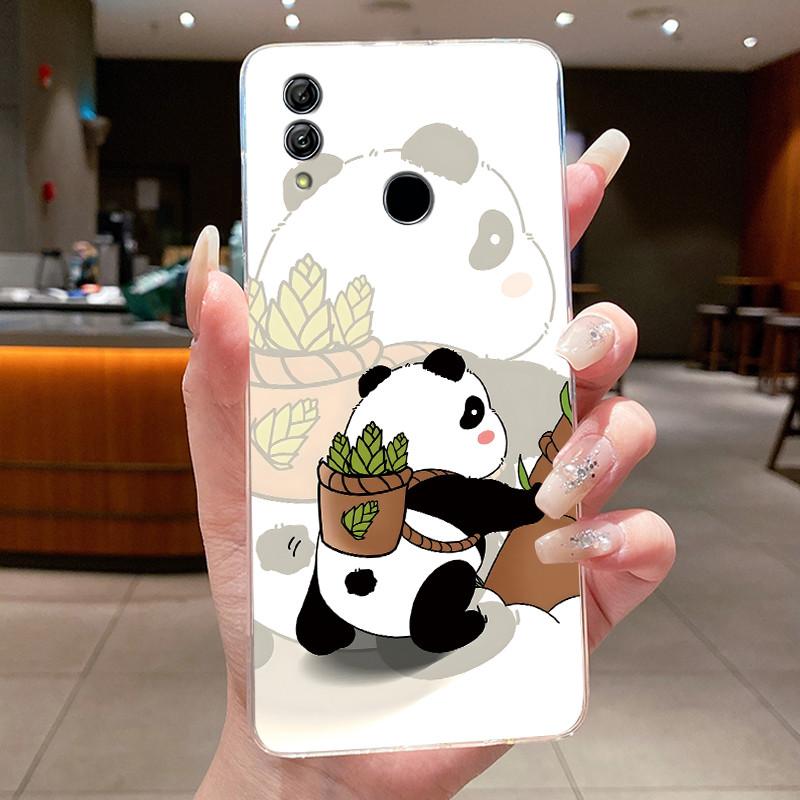 Phone Case For Honor 10 Lite/Huawei P Smart 2019 Coque Butterfly Bow Protective Casing Transparent Soft Silicone TPU Cover Funda