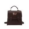 Fashionable Minimalist Backpack For College Students Stylish Unique Design 2024 Black White Blue Brown Colors