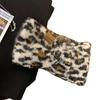 Retro Leopard Print Knitted Headband - Versatile, Warm & Non-Tightening Hair Accessory for Women