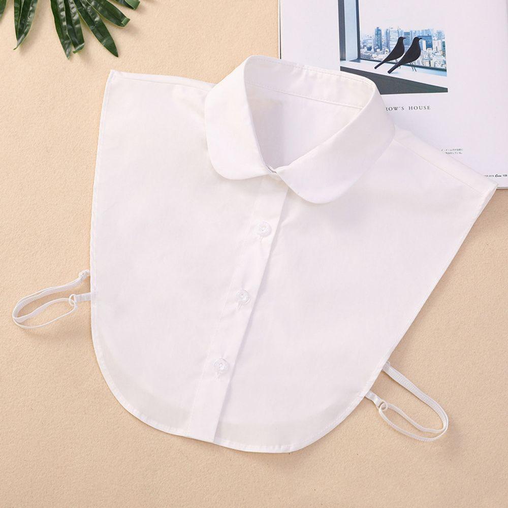JK Uniform Accessories Detachable Collar Lapel False Blouse Top Fake Collar Blouse Shirt False Tie