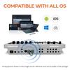CME WIDI Master, беспроводной MIDI-адаптер со сверхнизкой задержкой Bluetooth 5.0 MIDI DIN 5 с функцией MIDI Thru и Merge, синтезатор EWI Keytar Guitar Ped
