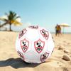 Zamalek SC logo Size 5 Soccer Ball, Machine-Stitched PVC, Durable & High Bounce, All Ages Fit, fan merchandise, matches & outdoor use.