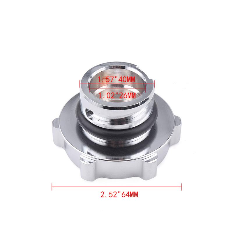 RASTP-Billet Polished Aluminum Alloy Oil Filler Cap with Seal for Chevrolet Camaro Corvette LSX LS1 LS6 LS2 LS3 LS4 GM RS-OFI040