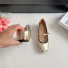 Женская обувь на скрытой платформе с заклепками и балетки, уличная одежда 2025 весна новая французский круглый носок мягкая подошва туфли Мэри Джейн