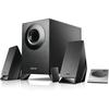 Edifier M1360 Gaming Multimedia Active Speaker Maximum Output Black Japanese Distributor 2.1ch & 8.5W [Authorized Product] ED-M1360-A