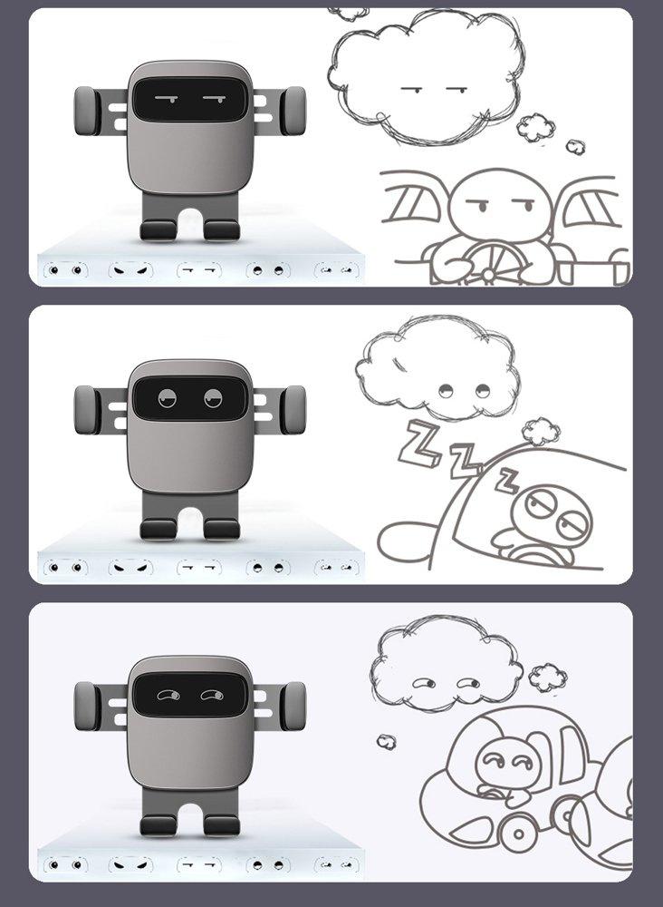 Baseus Gravity-Fit Car Vent Phone Mount Holder: Universal Fit for 4.7"-6.6" Smartphones - Black