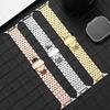 Совместимый стальной браслет-бусины для Apple Watch