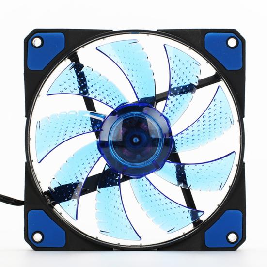 Ultra Silent Anti-vibration 15 Lights Round Computer Cooling Fan