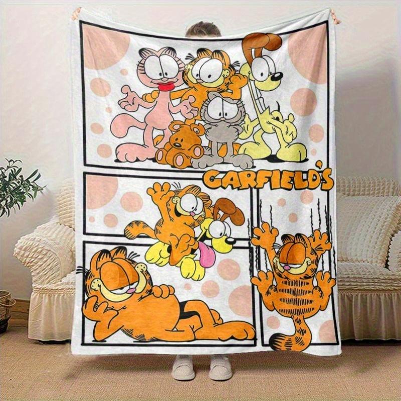 1pc, Garfield's Throw Blanket, Soft & Cozy for Home Decor, Couch Cover, Travel, Camping, Car, Beach, Office Nap, Perfect Gift for Cat LoversA039