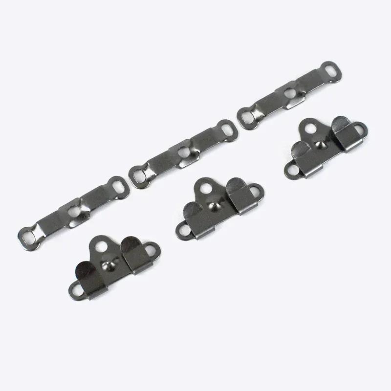 20-100 комплектов металлических крючков для брюк, брюк, пуговиц, костюма, пальто, пряжки, женская юбка, невидимая застежка, аксессуары для шитья своими руками