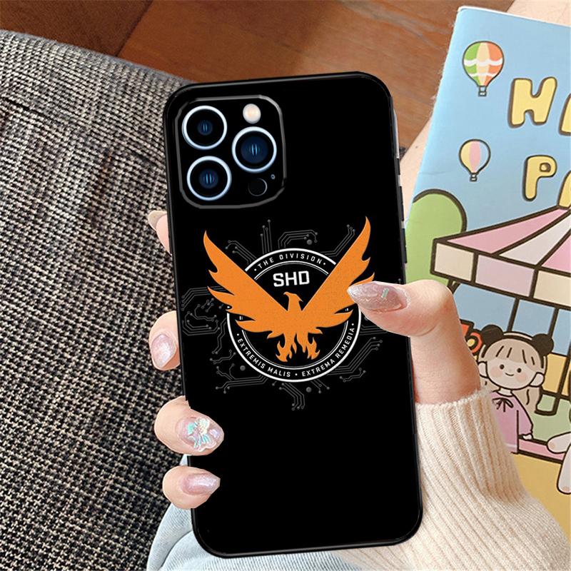 Чехол The Division 2 для iPhone 15 13 12 11 14 16 Pro Max 12 Mini Plus XR X XS Max Футляр Защитная Крышка