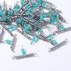 50pcs Double Hook Fishing Line Space Stainless Steel Balance Rigs Hooks  Fishing Tool