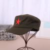 Однотонная мужская женская армейская кепка кадетская военная патрульная шляпа для гольфа с красной звездой и пентаграммой повседневная шляпа