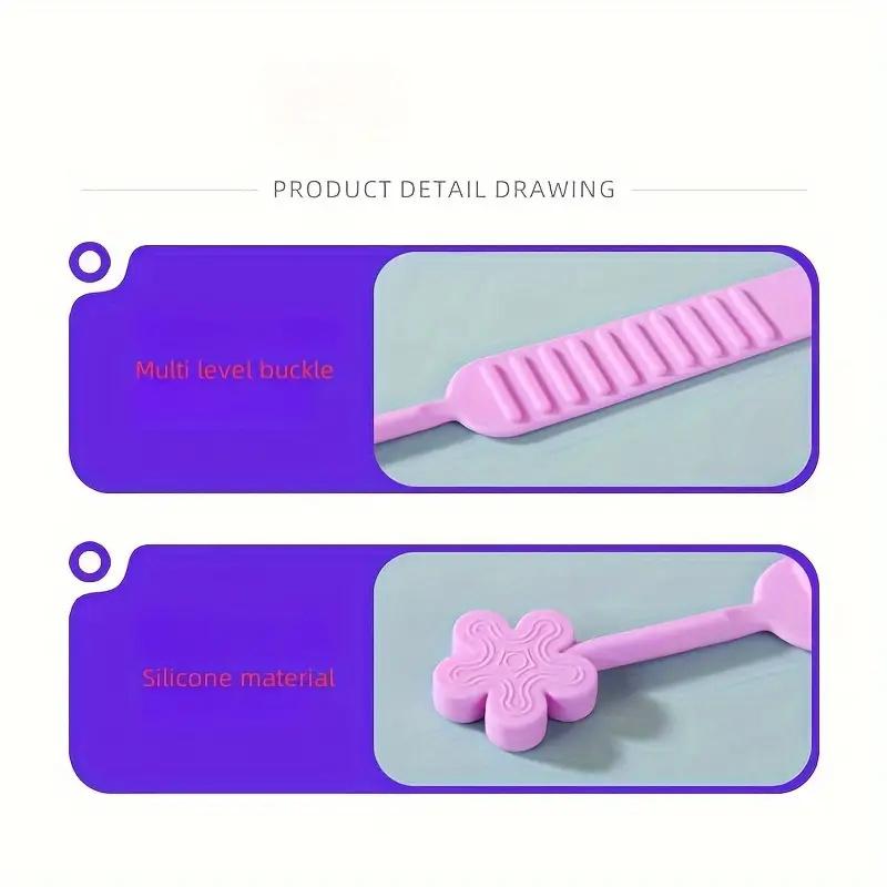 Silicone Flower Toilet Lid Lifter - Cute, Easy-Grip Hygienic Toilet Seat Handle - Durable Sanitary Bathroom Aid for Adults and C