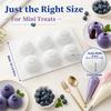 Silicone Mold For Pastry 6 Cavities Blueberry Shape