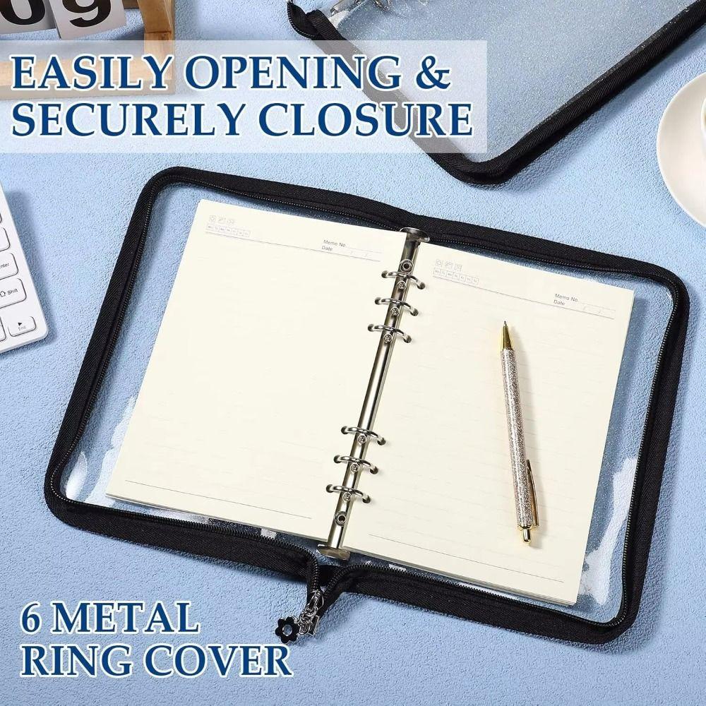 Reusable Transparent Photo Album Multi Pockets A5 Sticker Collect Book Diary
