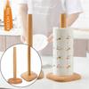 Paper Towel Holder, Wooden Paper Towel Holder Countertop, Detachable Bathroom Towel Roll Stand For Kitchen & Dining Room