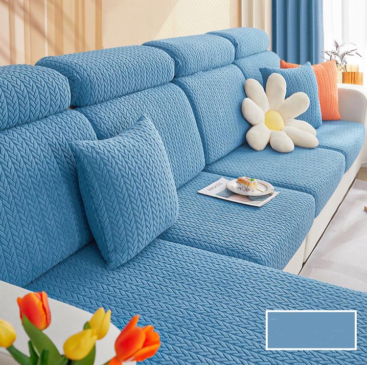 Толстый жаккардовый эластичный чехол для подушки на сиденье дивана, чехол для дивана, секционный диван, L-образный угловой сменный защитный чехол