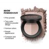 Lakerain Two Color Eyebrow Powder - Waterproof and Sweat Resistant Long-lasting Color, Fine Powder Lasting No Smudgy, Natural Eyebrow Shape,