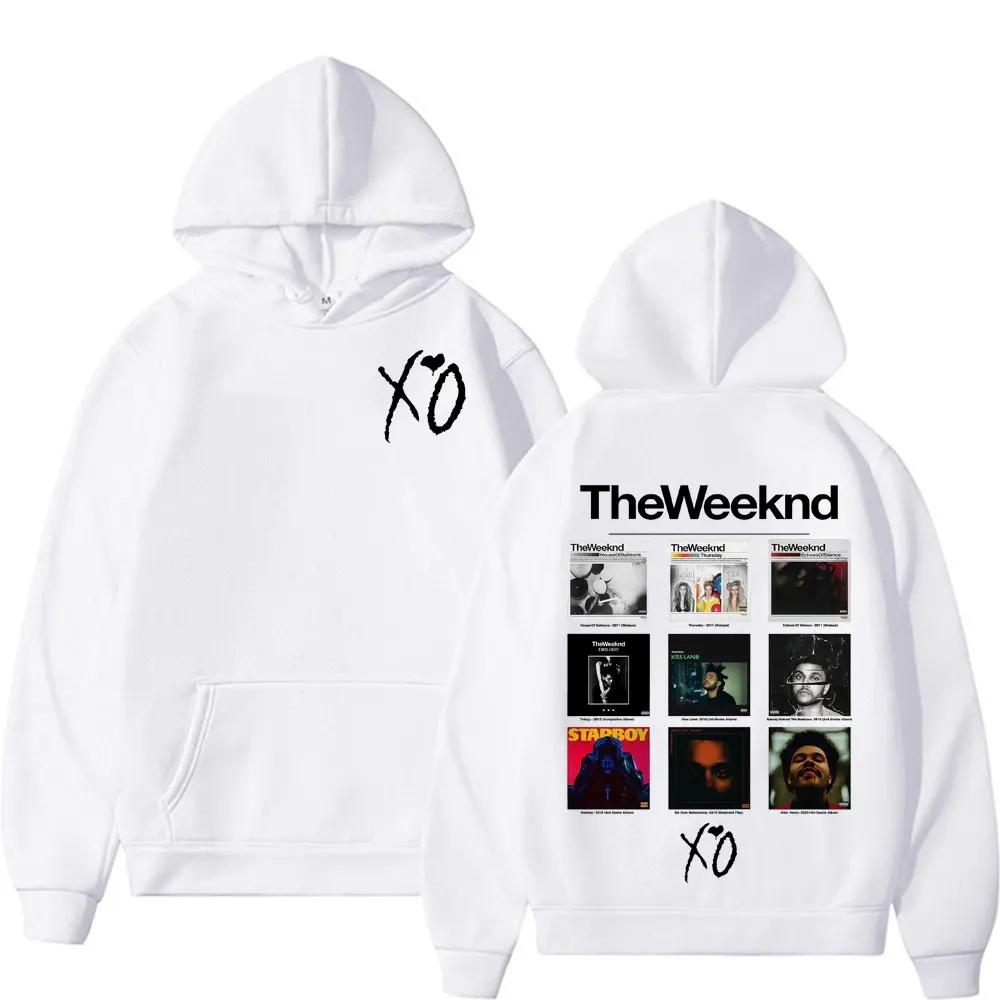 Худи с графикой обложки альбома рэпера The Weeknd Мужские Женские Мода Хип-Хоп Поп-Музыка Толстовка Жилет Удобное Худи Пуловеры