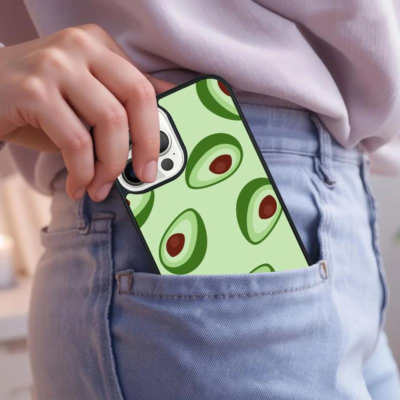 Cute Fruit Patterned Phone Case For iPhone 17 Air 15 16e 14 13 Pro Max Coque 12 11 Pro Max PLUS cover