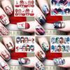 Women Beauty Santa Claus Snowflakes Decals Nail Art Stickers Water Transfer  Decoration Stickers