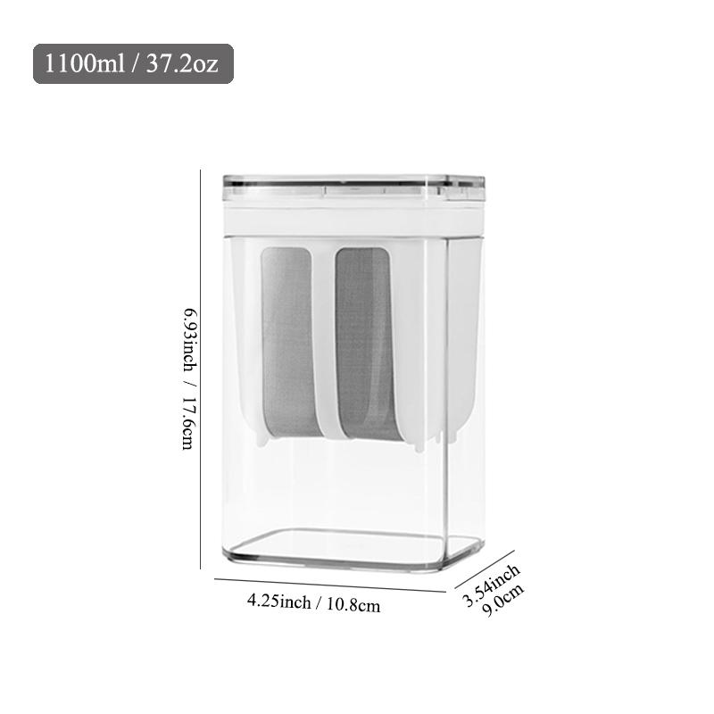 1100ml/1800ml Yogurt Filter Greek Yogurt Strainer Food Strainer Storage Container Whey Separation Cheese Tools Kitchen Supplies6