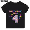 Master Builder Blocks Building Print Cartoon Girls Clothes 1 2 3 4 5 6 7 8 9 Years Happy Birthday Kids T shirt Baby Boys TShirt