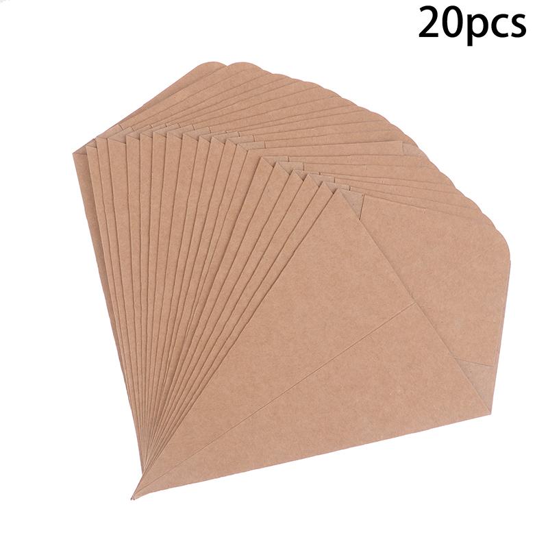 M-20Pcs Disposable French Fries Paper Cup Kraft Paper Fry Charcuterie Cups Snack Dessert Cake Popcorn Party DIY Bakin Supplies